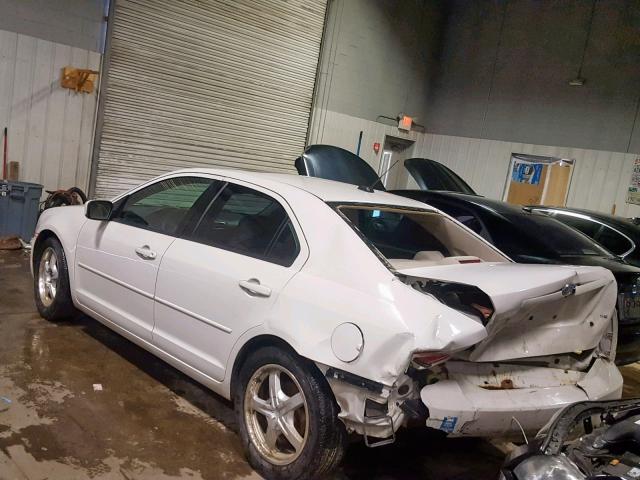 3FAHP07Z88R174967 - 2008 FORD FUSION SE WHITE photo 3