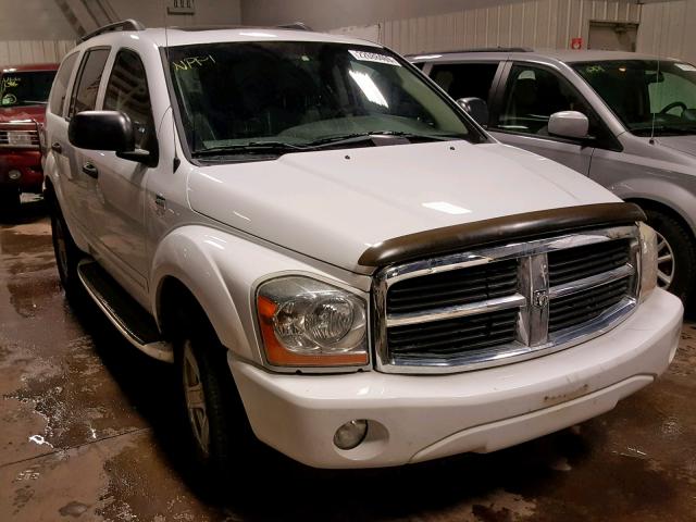 1D4HB58D54F130136 - 2004 DODGE DURANGO LI WHITE photo 1