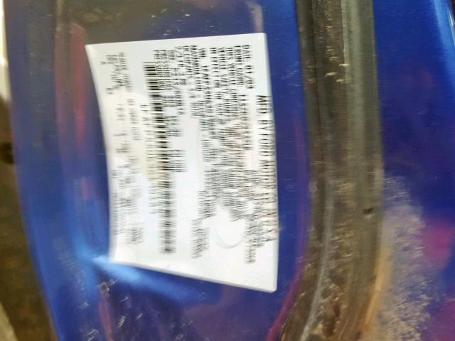 1FAFP55U63G190189 - 2003 FORD TAURUS SES BLUE photo 10