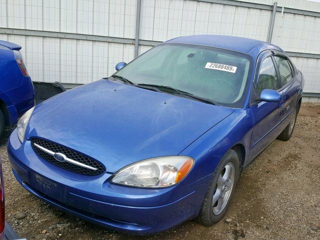 1FAFP55U63G190189 - 2003 FORD TAURUS SES BLUE photo 2