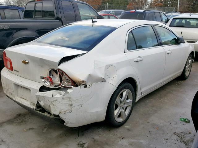 1G1ZB5E19BF395935 - 2011 CHEVROLET MALIBU LS WHITE photo 4