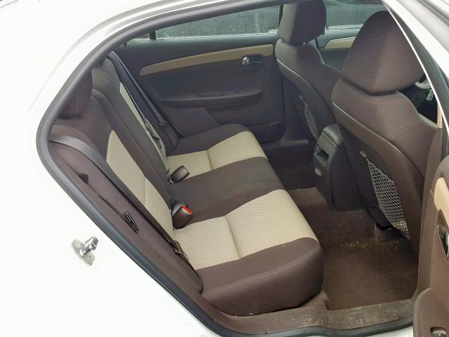 1G1ZB5E19BF395935 - 2011 CHEVROLET MALIBU LS WHITE photo 6