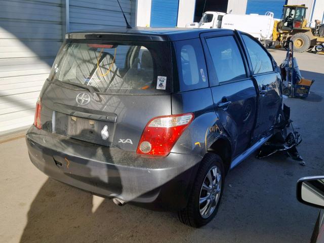 JTKKT624165020815 - 2006 TOYOTA SCION XA GRAY photo 4