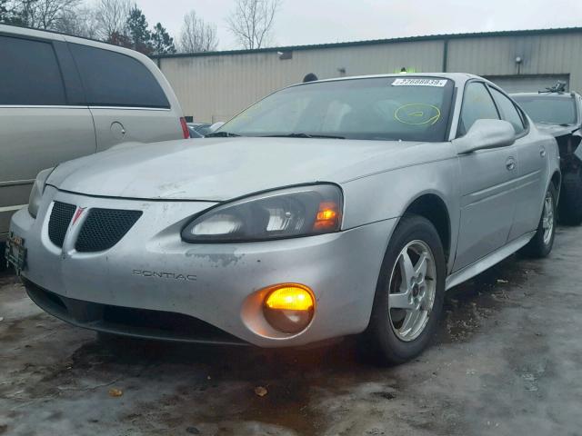 2G2WS522X41253504 - 2004 PONTIAC GRAND PRIX SILVER photo 2