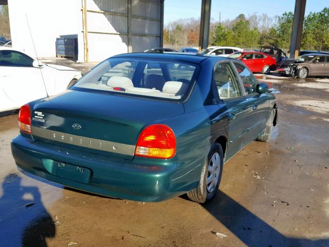 KMHWF25S4XA050432 - 1999 HYUNDAI SONATA GL GREEN photo 4