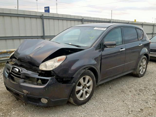 4S4WX85D774408834 - 2007 SUBARU B9 TRIBECA GRAY photo 2