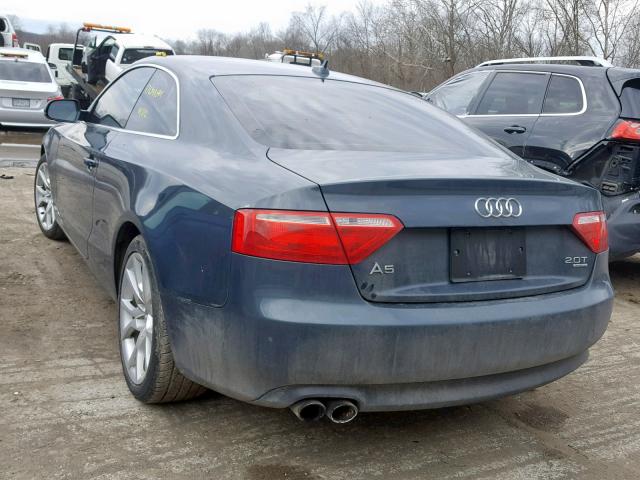 WAUCFAFR5BA064083 - 2011 AUDI A5 PREMIUM GRAY photo 3