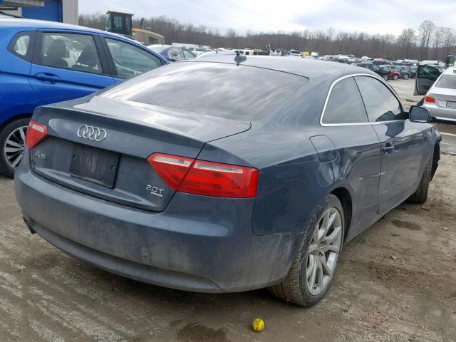 WAUCFAFR5BA064083 - 2011 AUDI A5 PREMIUM GRAY photo 4