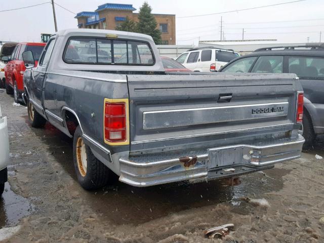 1B7HD14T3GS039827 - 1986 DODGE D-SERIES D Boz foto 3