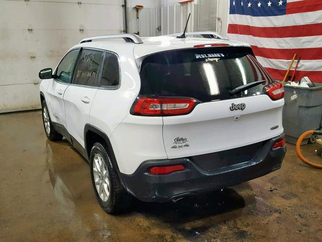 1C4PJMCB5FW795469 - 2015 JEEP CHEROKEE L WHITE photo 3