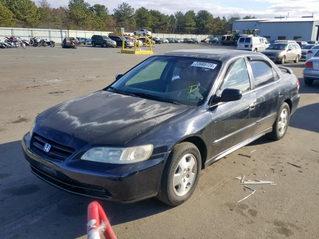 1HGCG16551A073752 - 2001 HONDA ACCORD EX BLACK photo 2