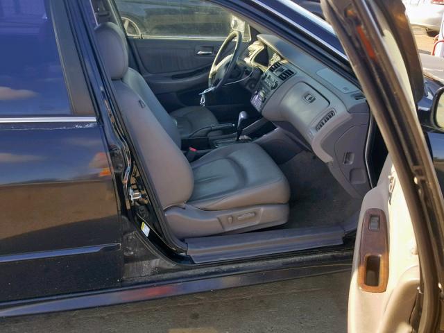 1HGCG16551A073752 - 2001 HONDA ACCORD EX BLACK photo 5