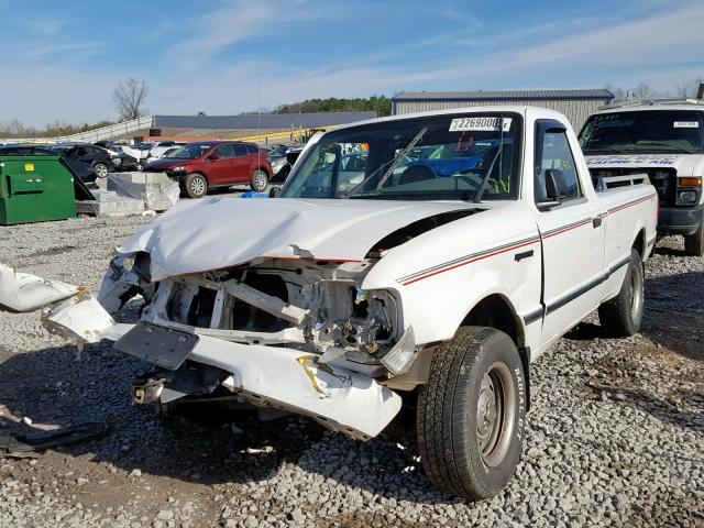 1FTYR10C0YPB14866 - 2000 FORD RANGER WHITE photo 2