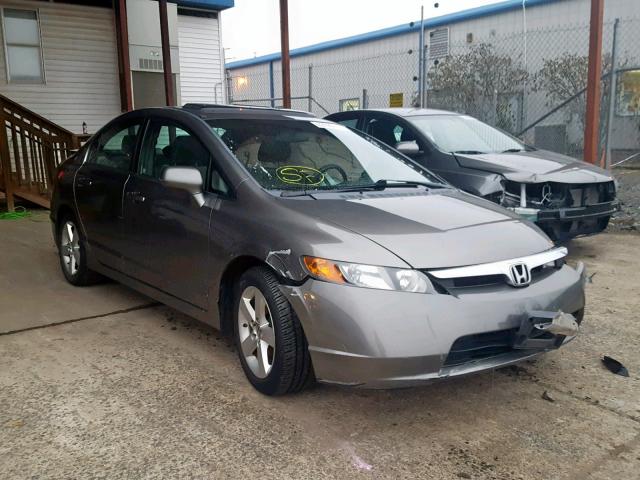 2HGFA15848H305845 - 2008 HONDA CIVIC EX GRAY photo 1