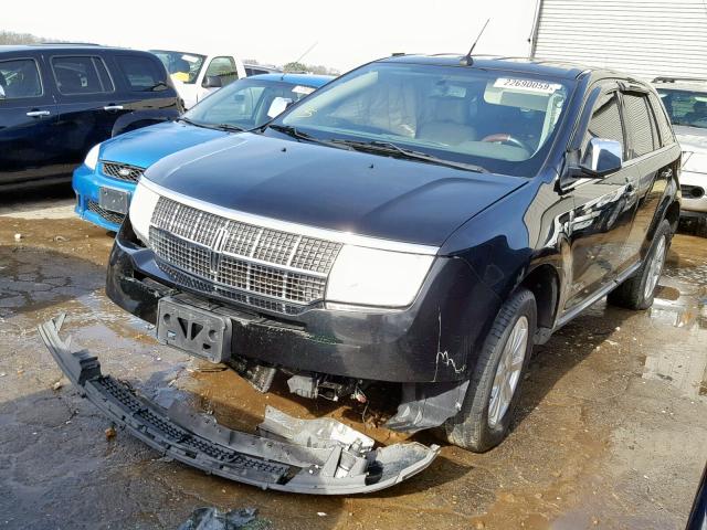 2LMDU68C98BJ12023 - 2008 LINCOLN MKX BLACK photo 2