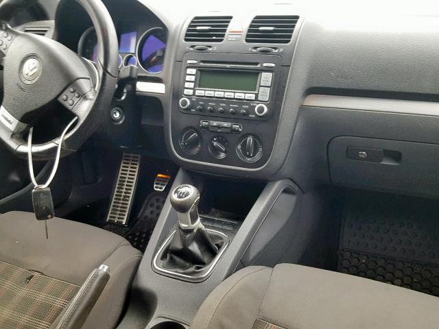 3VWDJ71K29M043172 - 2009 VOLKSWAGEN GLI 白色 照片 9