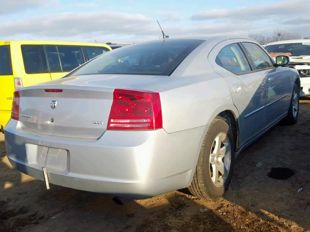 2B3KA33GX8H107761 - 2008 DODGE CHARGER SX SILVER photo 4