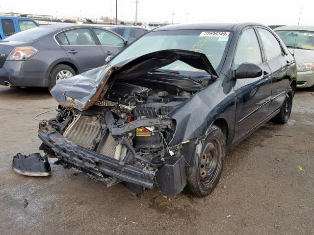 KNAFE222995643644 - 2009 KIA SPECTRA EX BLACK photo 2