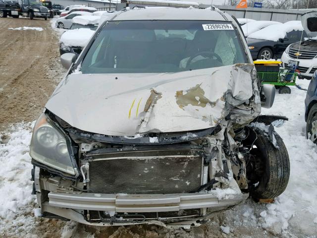 5FNRL38438B002264 - 2008 HONDA ODYSSEY EX SILVER photo 7