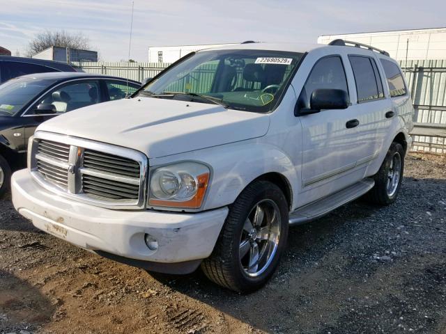 1D4HD58236F189651 - 2006 DODGE DURANGO LI WHITE photo 2