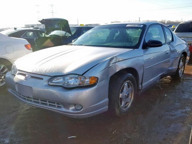 2G1WW12E649121417 - 2004 CHEVROLET MONTE CARL SILVER photo 2