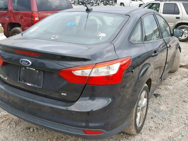 1FADP3F25DL240226 - 2013 FORD FOCUS SE BLACK photo 4