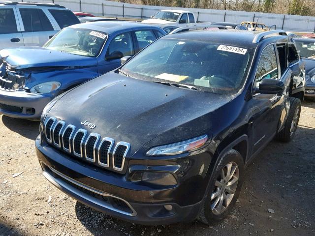 1C4PJLDS0EW104002 - 2014 JEEP CHEROKEE L BLACK photo 2