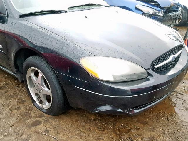 1FAHP56SX3A232694 - 2003 FORD TAURUS SEL BLACK photo 10