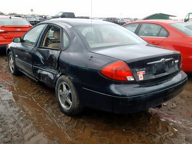 1FAHP56SX3A232694 - 2003 FORD TAURUS SEL BLACK photo 3