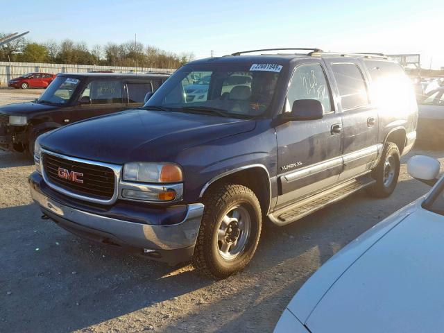 1GKFK16T51J286939 - 2001 GMC YUKON XL K BLUE photo 2