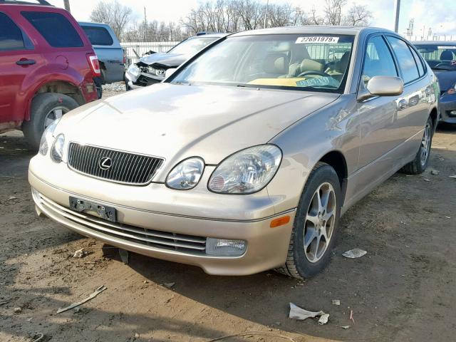 JT8BD68S9Y0103773 - 2000 LEXUS GS 300 GOLD photo 2