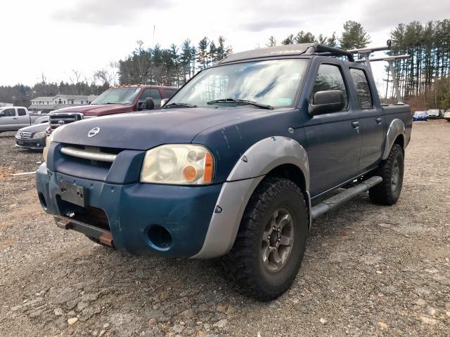 1N6ED27T53C453939 - 2003 NISSAN FRONTIER C BLUE photo 1