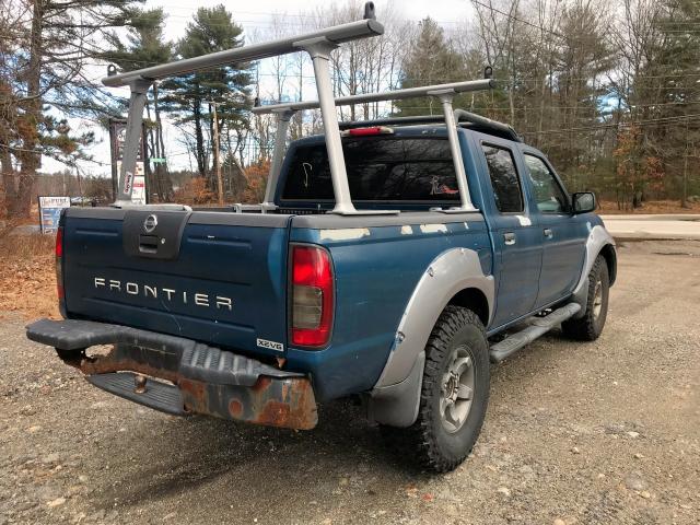 1N6ED27T53C453939 - 2003 NISSAN FRONTIER C BLUE photo 3