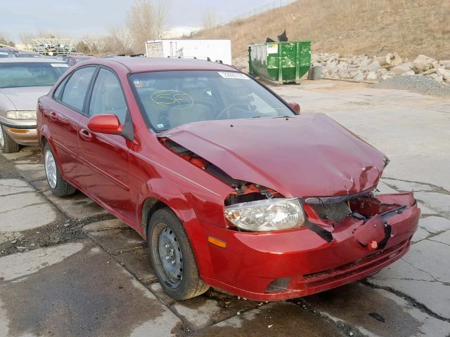 KL5JD56Z26K389769 - 2006 SUZUKI FORENZA RED photo 1