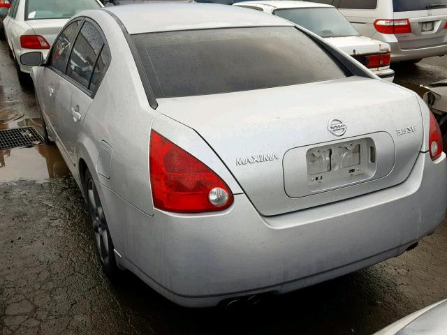 1N4BA41E54C884390 - 2004 NISSAN MAXIMA SE SILVER photo 3