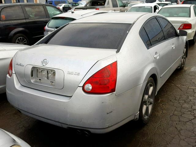 1N4BA41E54C884390 - 2004 NISSAN MAXIMA SE SILVER photo 4