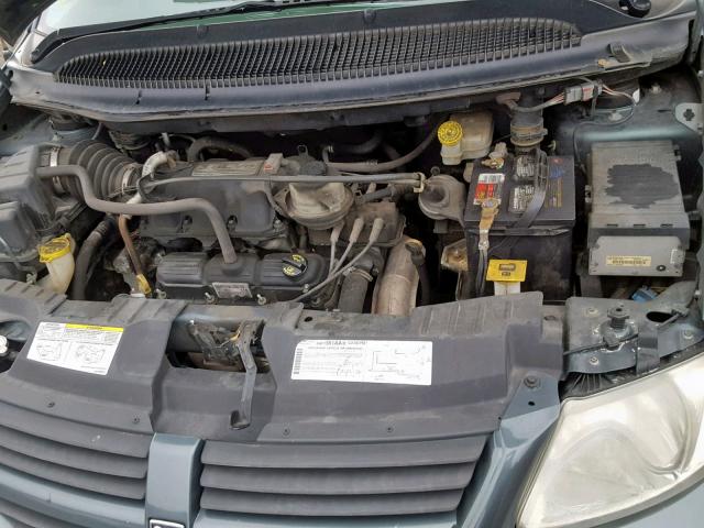 2D4GP44L06R921030 - 2006 DODGE GRAND CARA GREEN photo 7