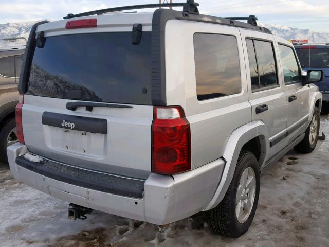 1J8HH48N46C254166 - 2006 JEEP COMMANDER ვერცხლისფერი ფოტო 4
