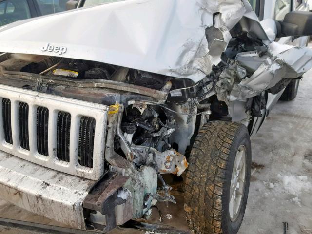 1J8HH48N46C254166 - 2006 JEEP COMMANDER ვერცხლისფერი ფოტო 9
