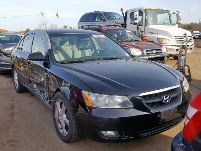 5NPEU46F58H352048 - 2008 HYUNDAI SONATA SE BLACK photo 1