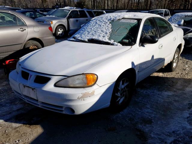 1G2NE52E95M203454 - 2005 PONTIAC GRAND AM S WHITE photo 2