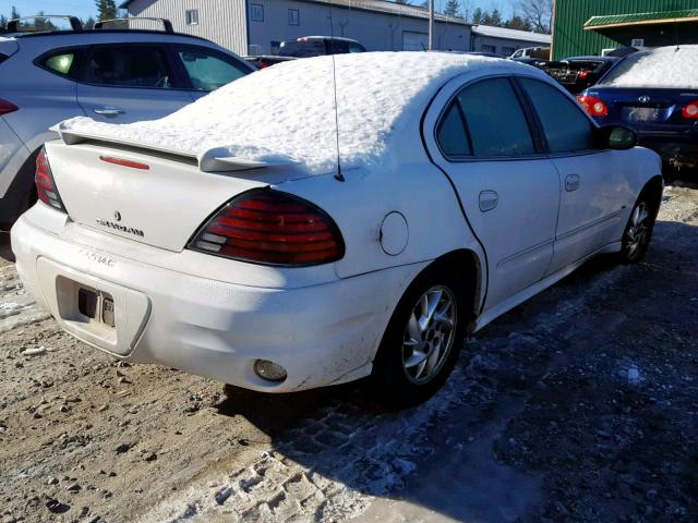 1G2NE52E95M203454 - 2005 PONTIAC GRAND AM S WHITE photo 4