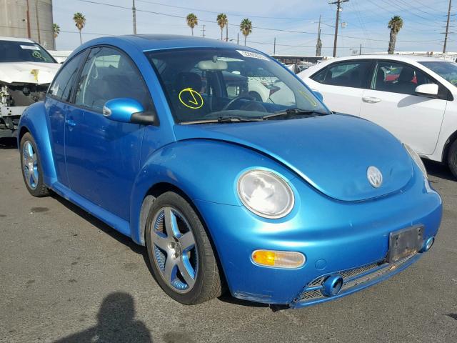 3VWGK31C84M420589 - 2004 VOLKSWAGEN NEW BEETLE BLUE photo 1