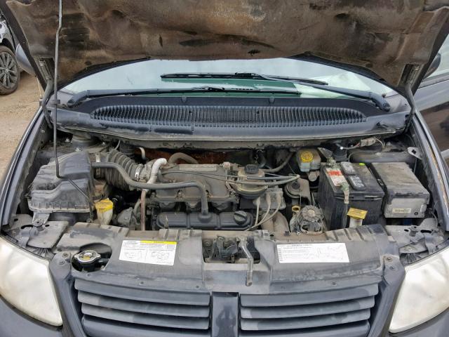 1D4GP24R36B621490 - 2006 DODGE GRAND CARA BLACK photo 7