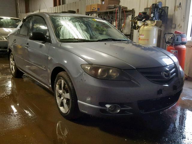 JM1BK323941170093 - 2004 MAZDA 3 S GRAY photo 1