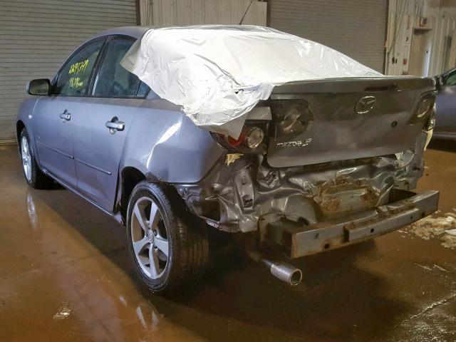 JM1BK323941170093 - 2004 MAZDA 3 S GRAY photo 3