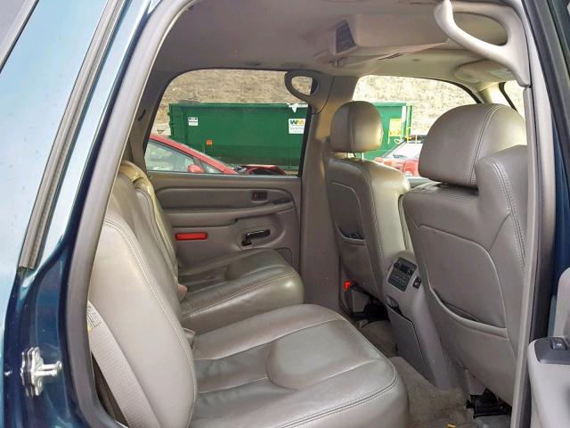 1GKEK63U55J114972 - 2005 GMC YUKON DENA BLUE photo 6