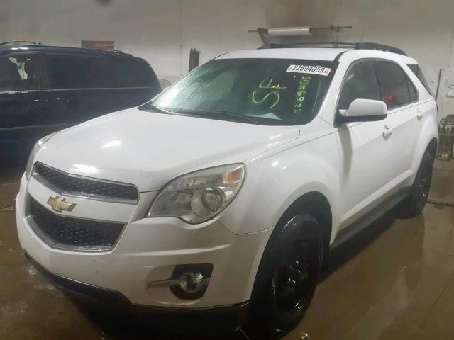 2CNFLEEC3B6324485 - 2011 CHEVROLET EQUINOX LT WHITE photo 2