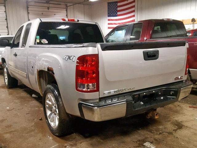 2GTEK19J871558128 - 2007 GMC NEW SIERRA SILVER photo 3