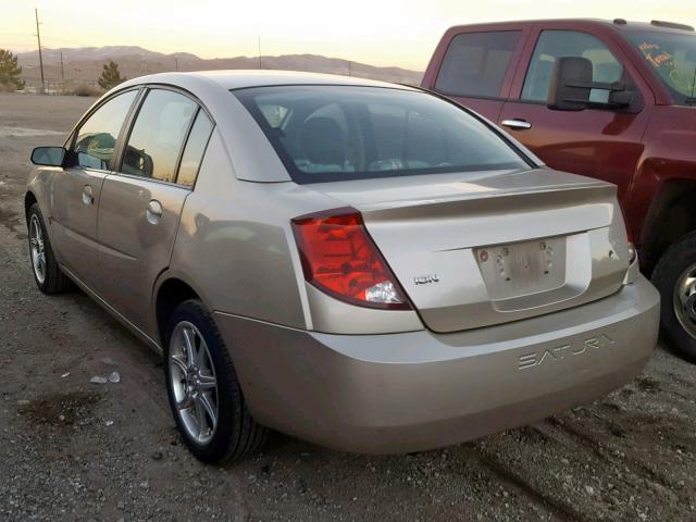 1G8AJ52F84Z172241 - 2004 SATURN ION LEVEL GOLD photo 3